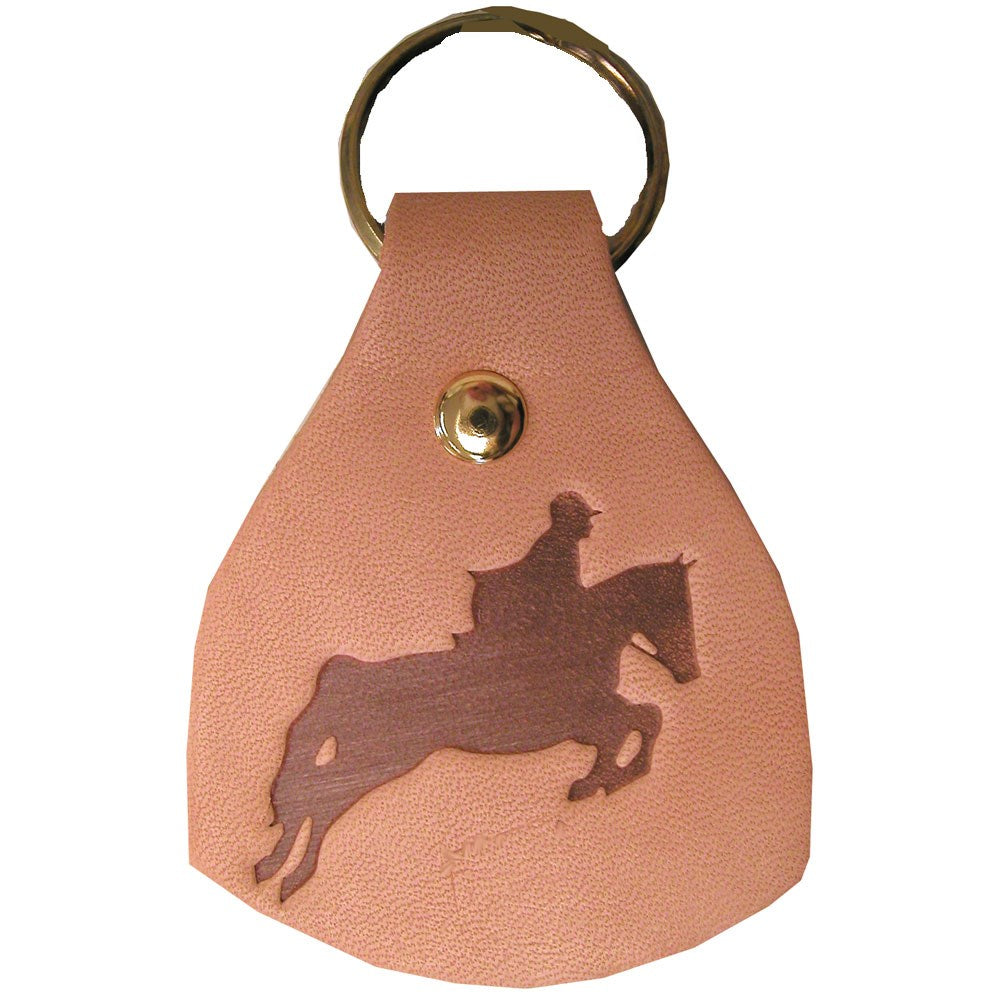 Stamped Jumper Leather Key Fob