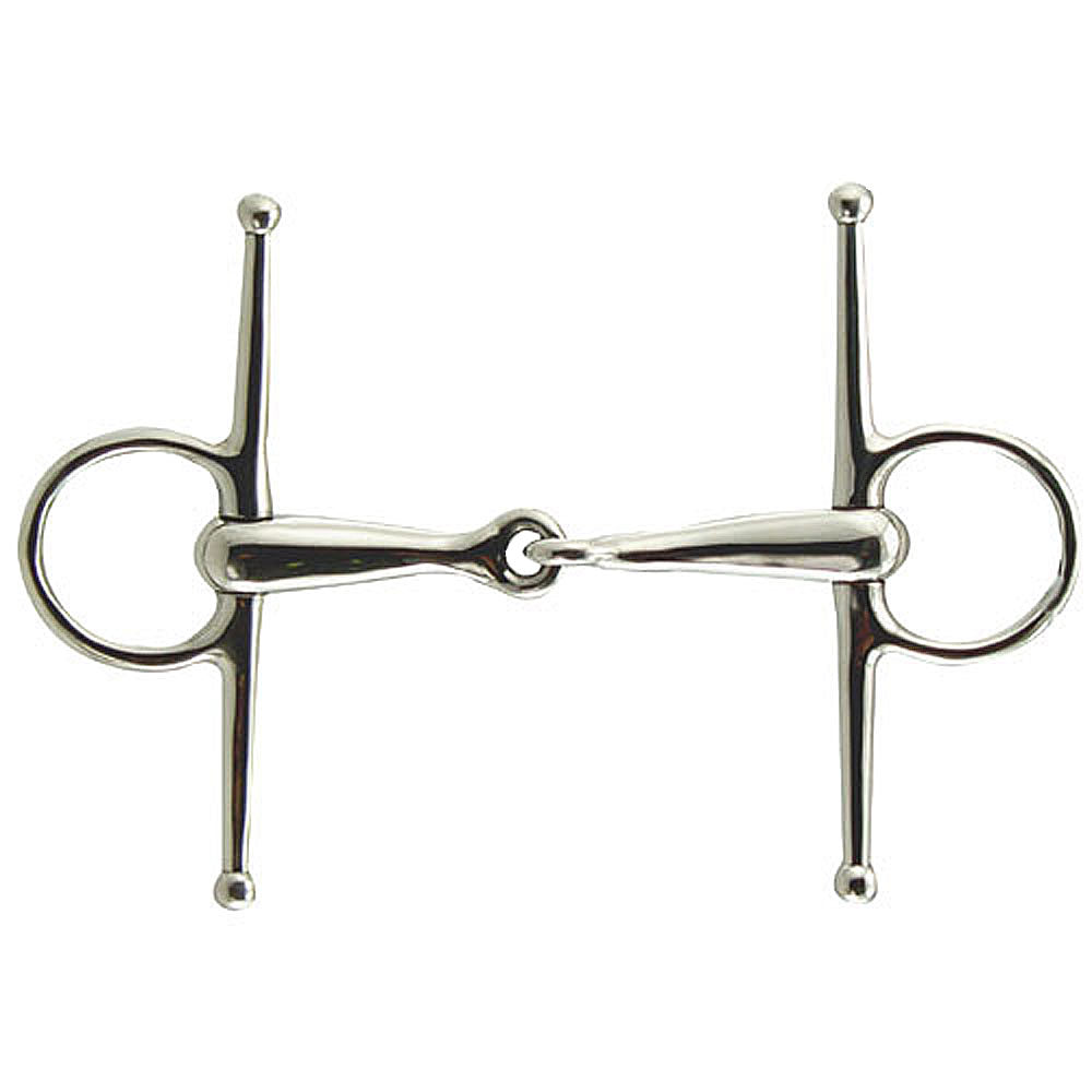 Stainless Steel Full Cheek Hollow Mouth Snaffle Bit