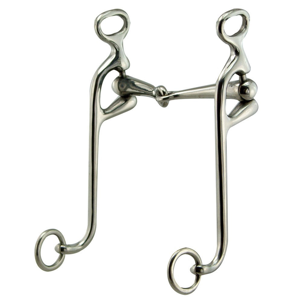 Stainless Steel Loose Cheek Joint Mouth Walk Horse Bit 5"