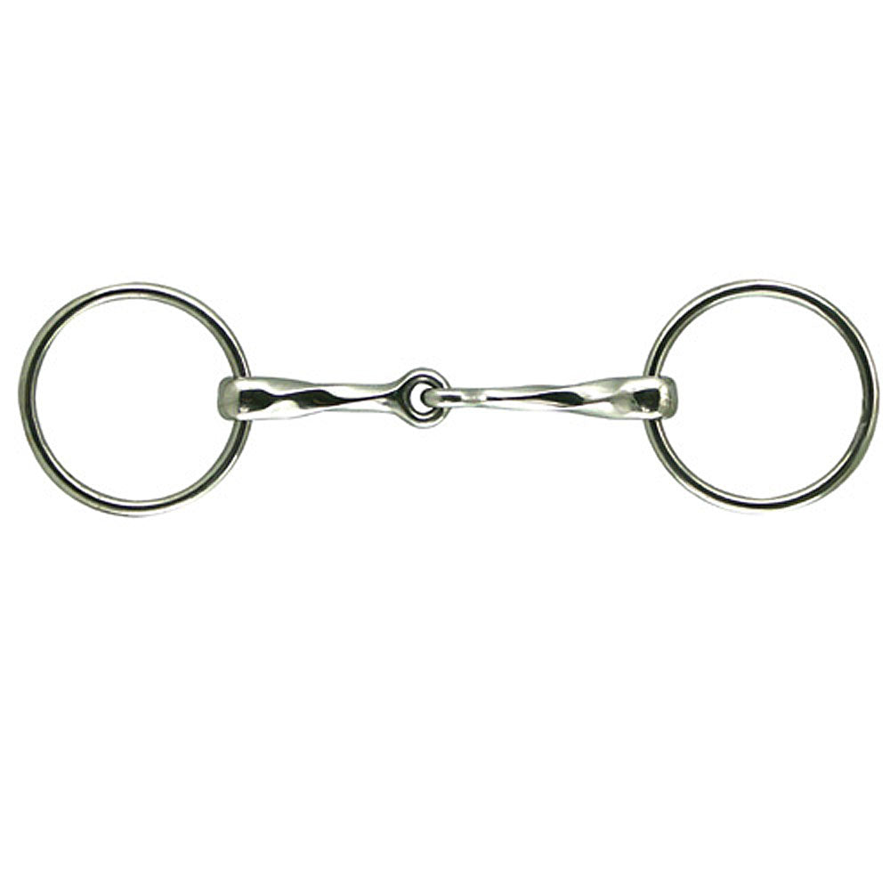 Loose Ring Slow Twist Stainless Steel Mouth Snaffle Bit 5" 65mm