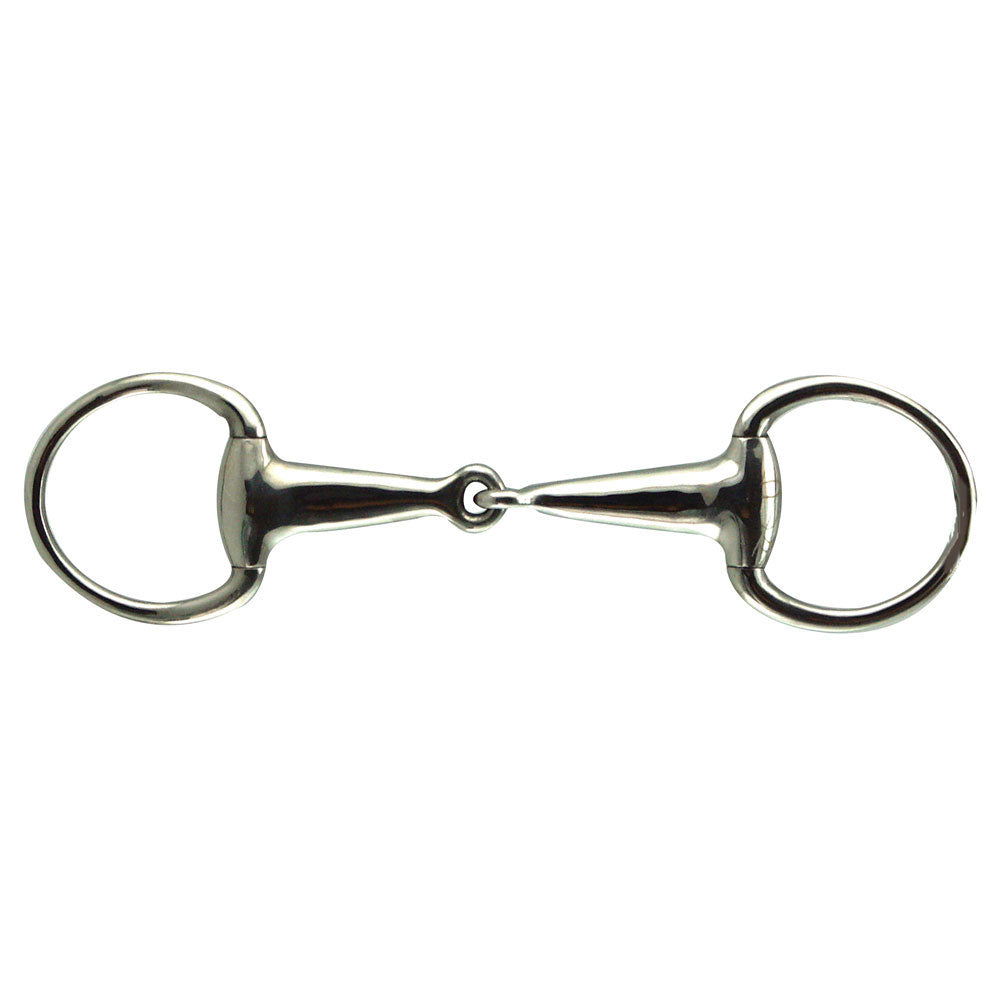 Coronet Medium Weight Stainless Steel Hollow Mouth Round Ring Snaffle Bit