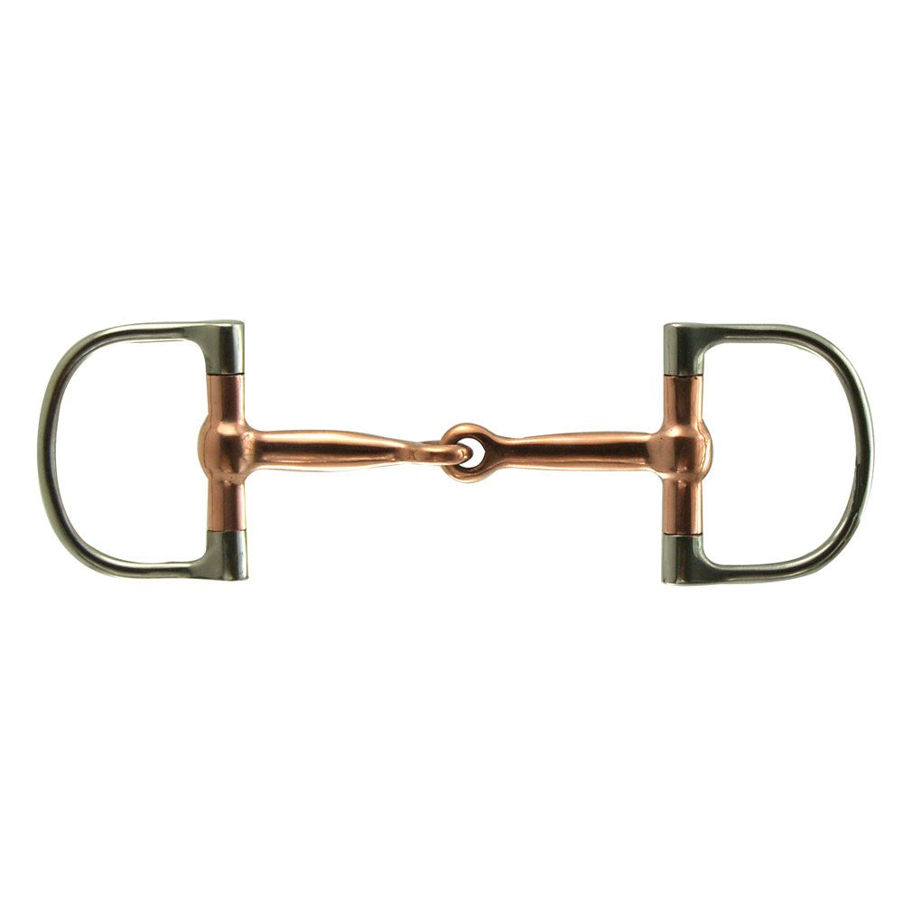 Coronet Stainless Steel Copper Mouth Dee Snaffle Bit