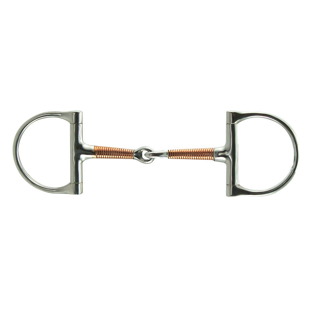 Copper Dee Wire Wound Mouth Stainless Steel Bit 5"