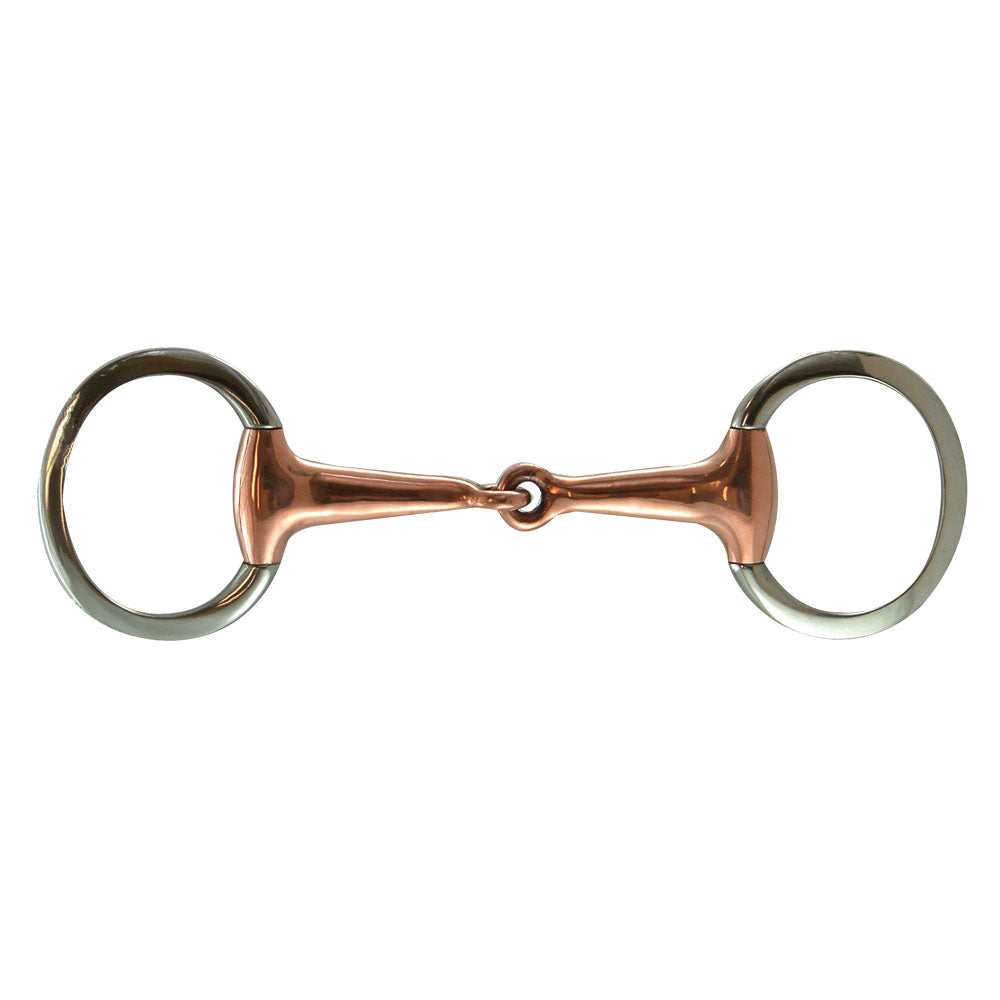 Eggbutt Copper Hollow Mouth Snaffle Stainless Steel Bit