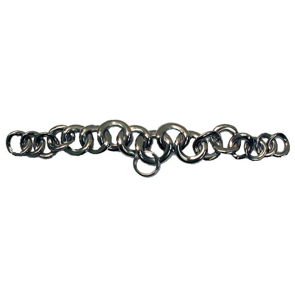 Heavy Duty Stainless Steel Flat Link Polo Curb Chain 17"