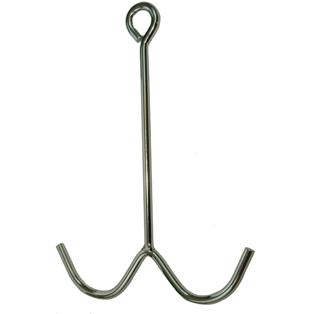 2-Prong Chrome Plated Tack Hook
