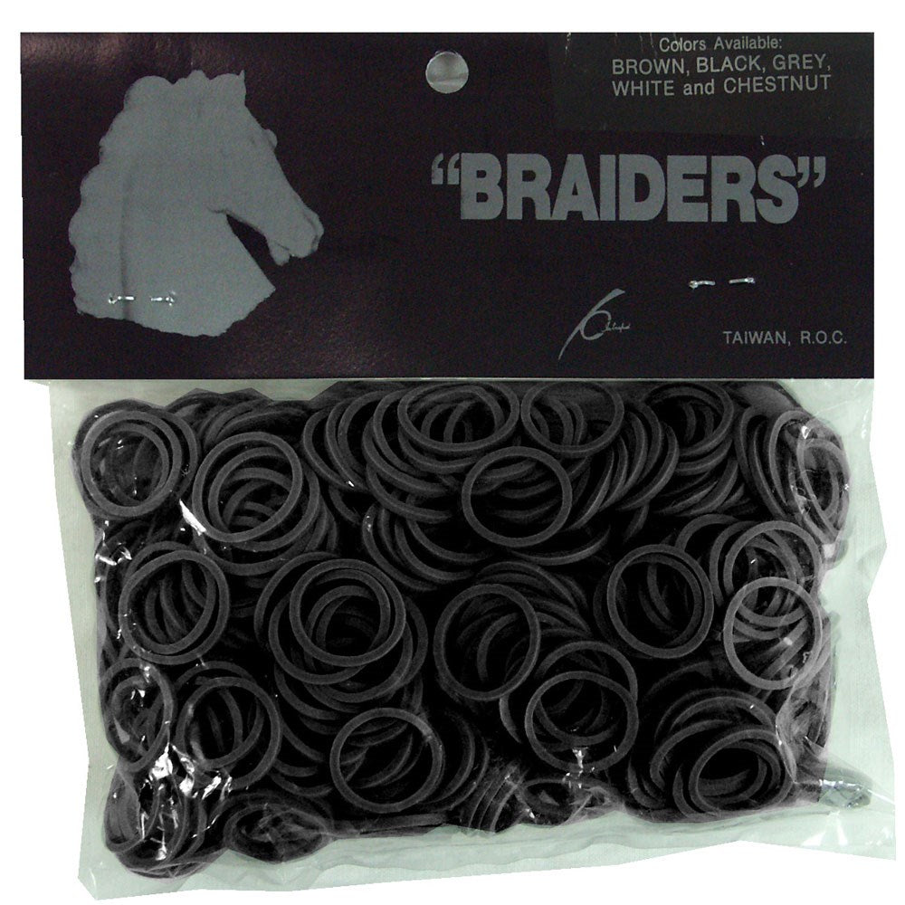 Horse Mane and Tail Braiding Bands - 500/Bag