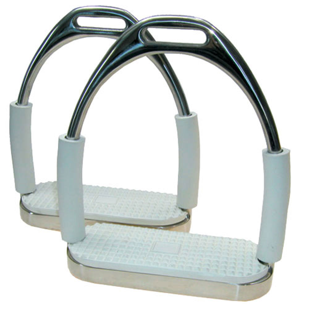 Flex Stainless Steel 5" with White Pad Gray Tube