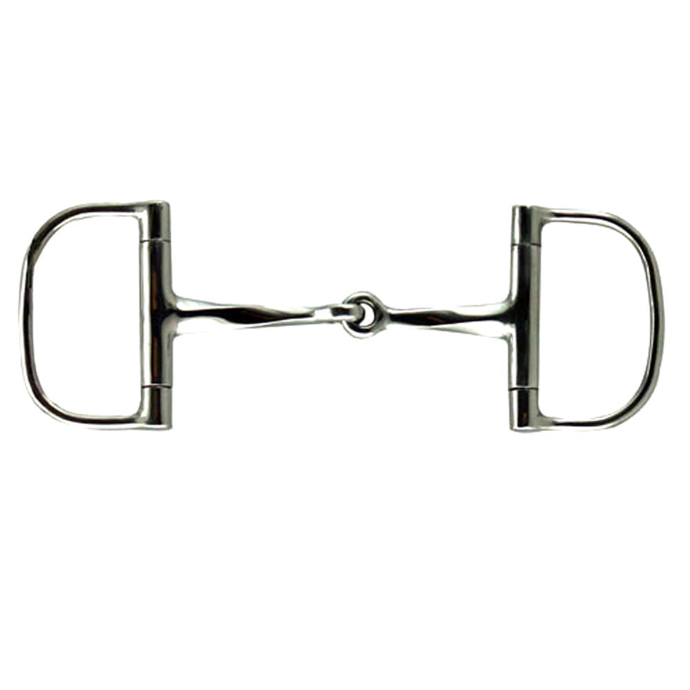 Stainless Steel Slow Twist Dee Snaffle Bit