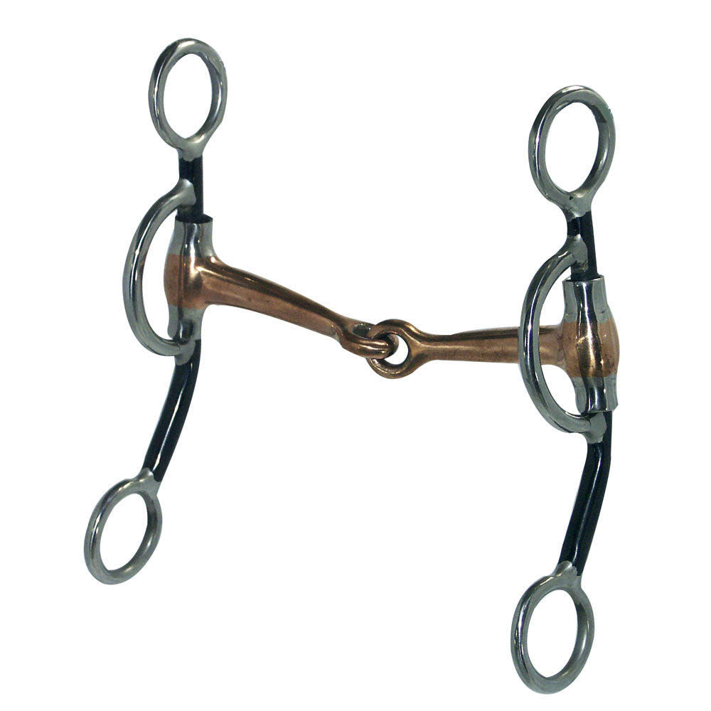 Training Copper Snaffle with Short Shank Bit 5"