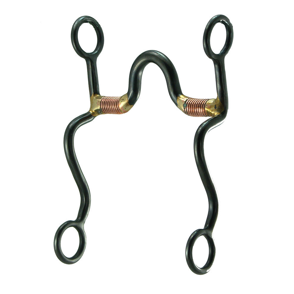 Curb Training Black Iron with Coppper Wire Bit 5"