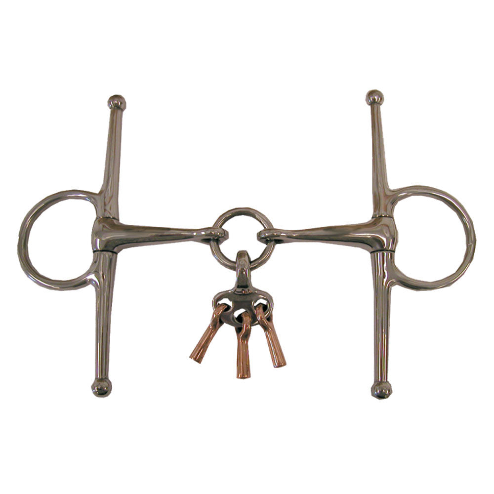 Stainless Steel Full Cheek Jointed Copper Player/Keys Bit 5"