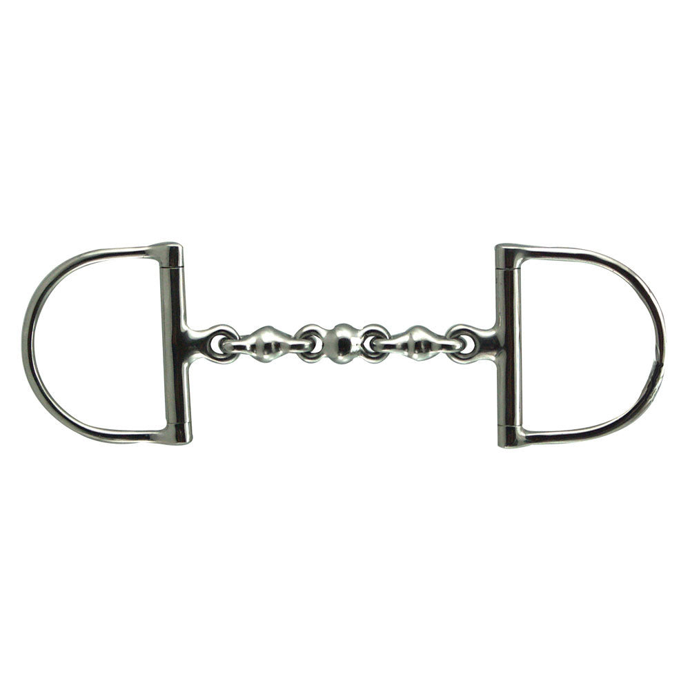 Mors Western Anneau En D - Snaffle Bit Avec Incrustation Cuivre, Pour