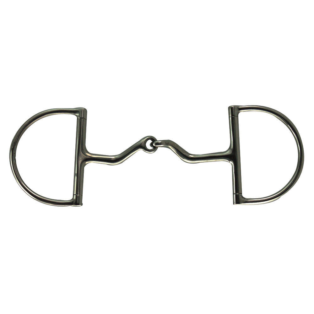 Stainless Steel Large Dee Bent Mouth Snaffle Bit