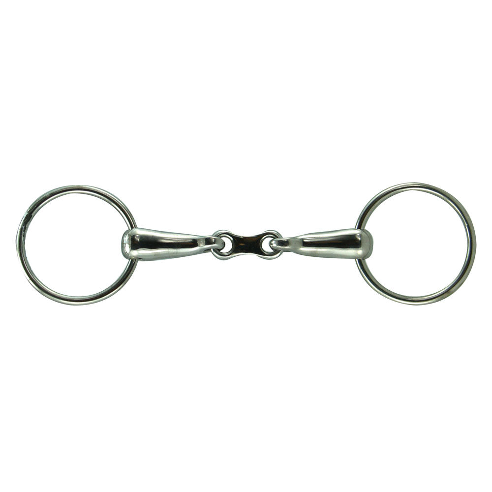Stainless Steel Loose Ring French Link Hollow Mouth Snaffle Bit