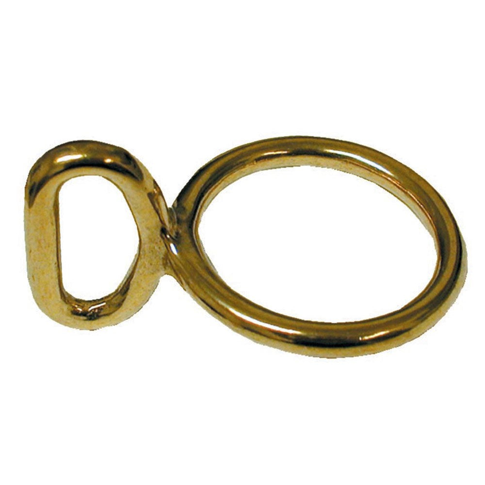 Loop Ring With Thread #510 Solid Brass Loop & Ring 3/4