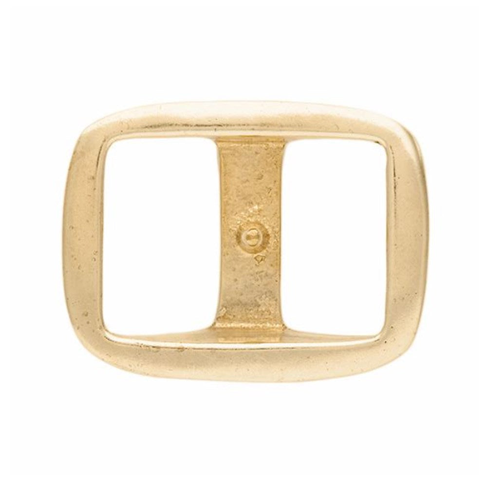 #545 Solid Brass Conway Buckle 1-1/8" (special order)