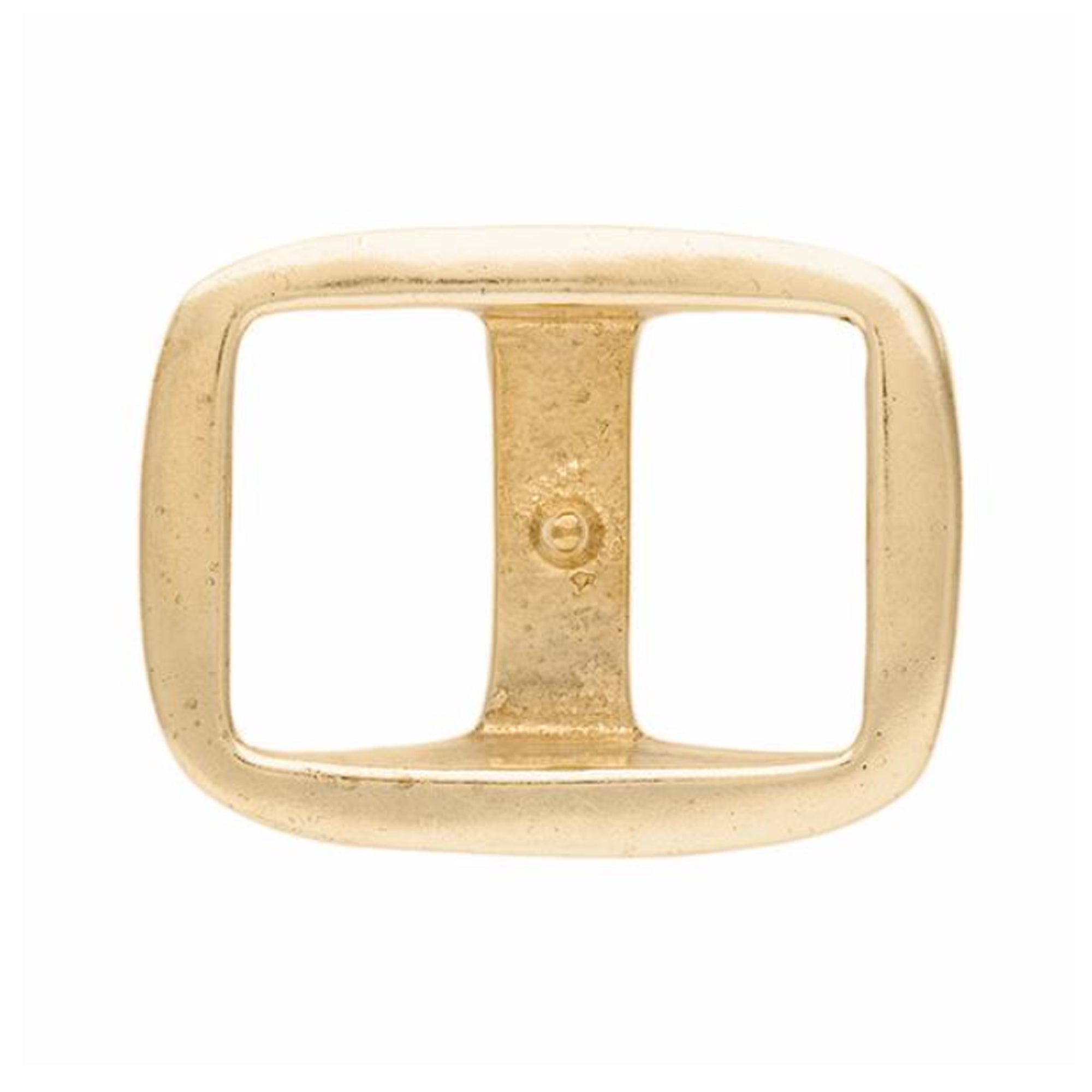 #545 Solid Brass Conway Buckle 1-3/4"