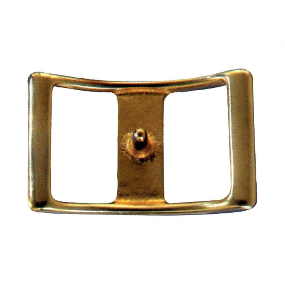 #210 Chrome Brass Conway Buckle 1-1/8"