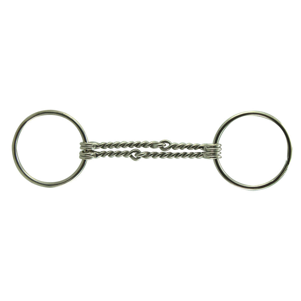 Loose Ring Double Twisted Wire Snaffle Bit