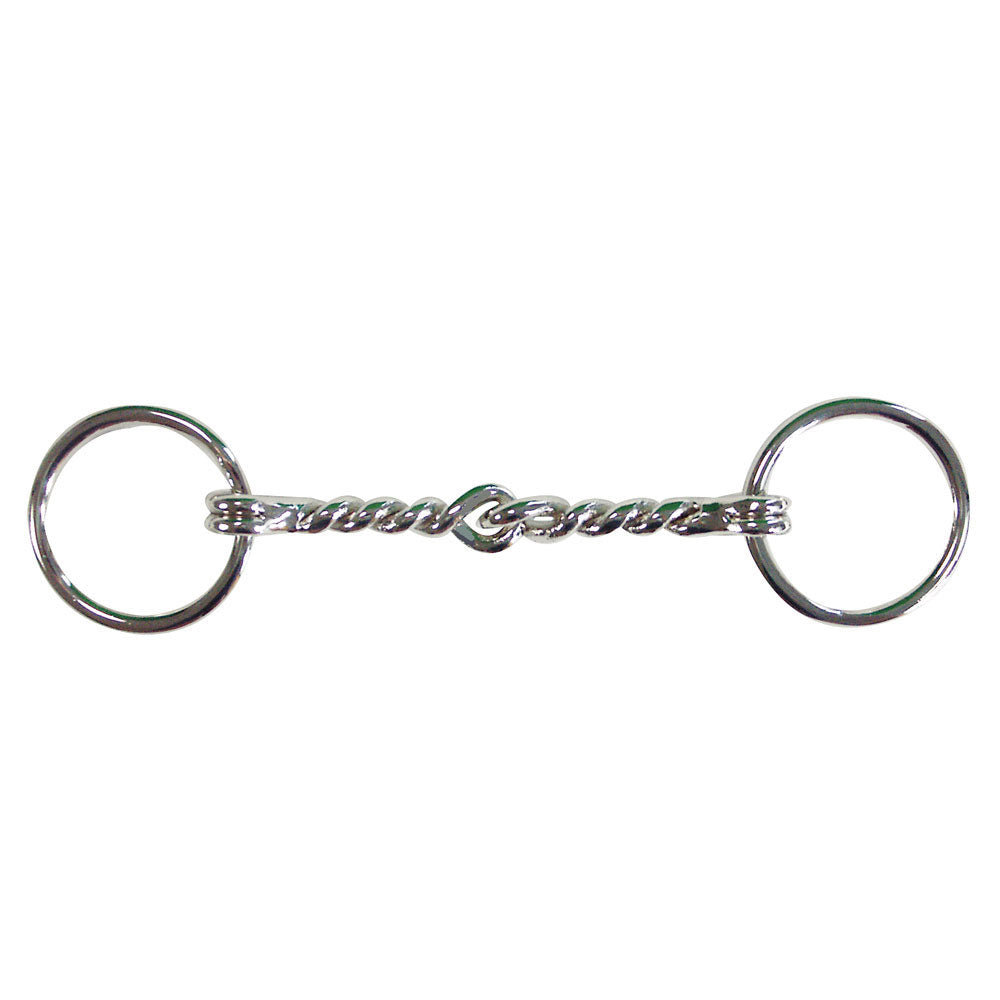Loose Ring Malleable Iron Single Twist Wire Snaffle Bit