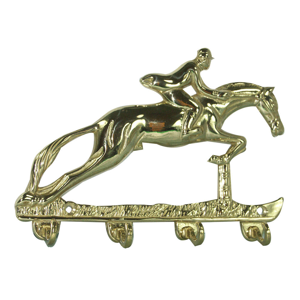 Solid Brass Jumper Key Rack