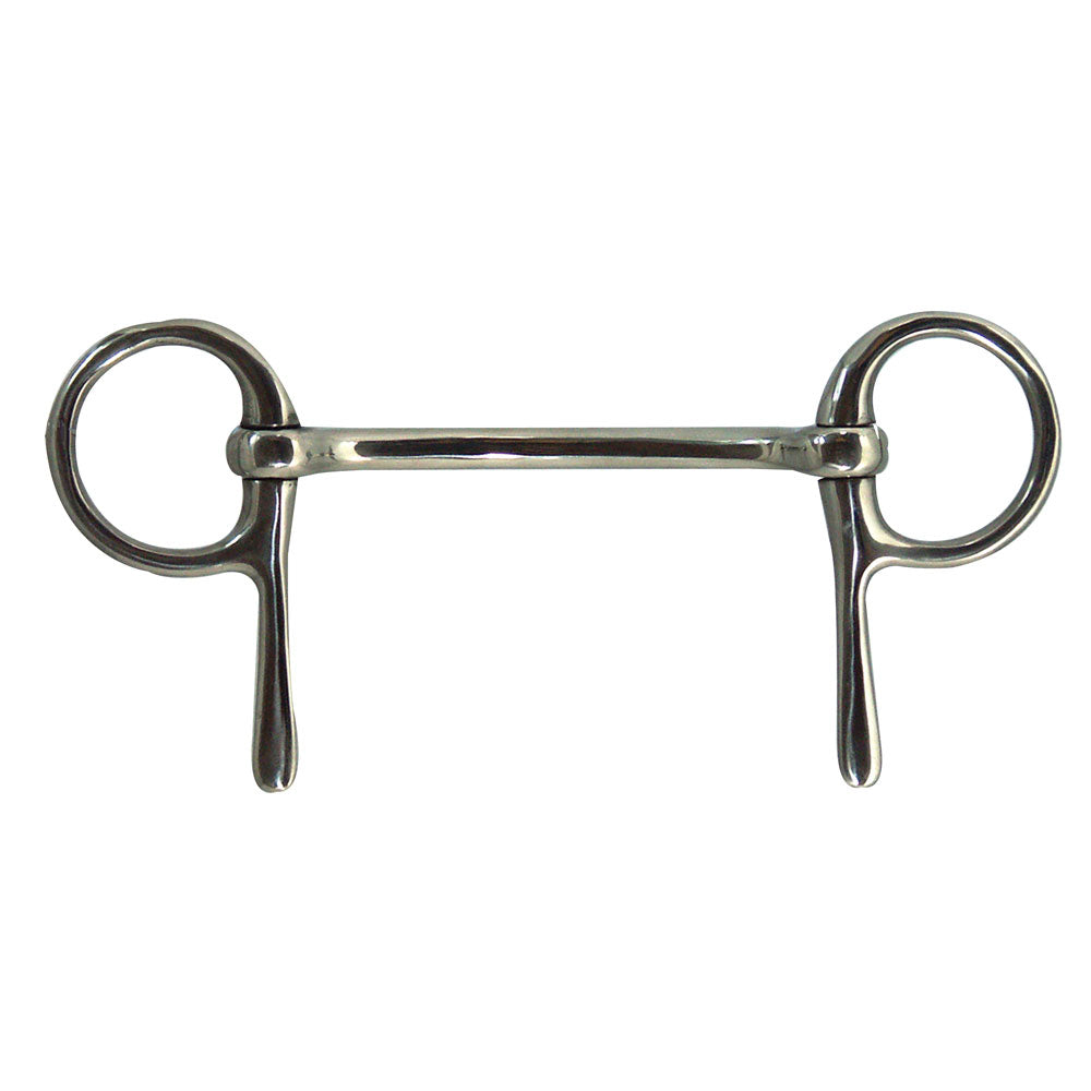 Pony Mullen Mouth Half Cheek Driving Bit Pony 3-1/2"