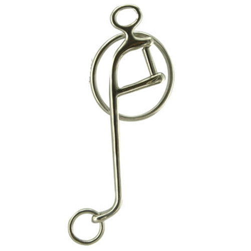 Interchangeable Stainless Steel Cheeks with Rings Bit