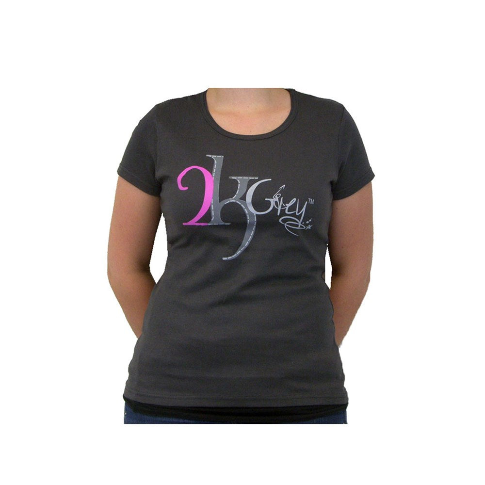 2KGrey Ladies Logo T-Shirt
