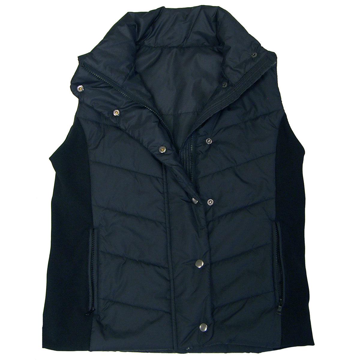2KGrey Daily Quilted Vest - Black