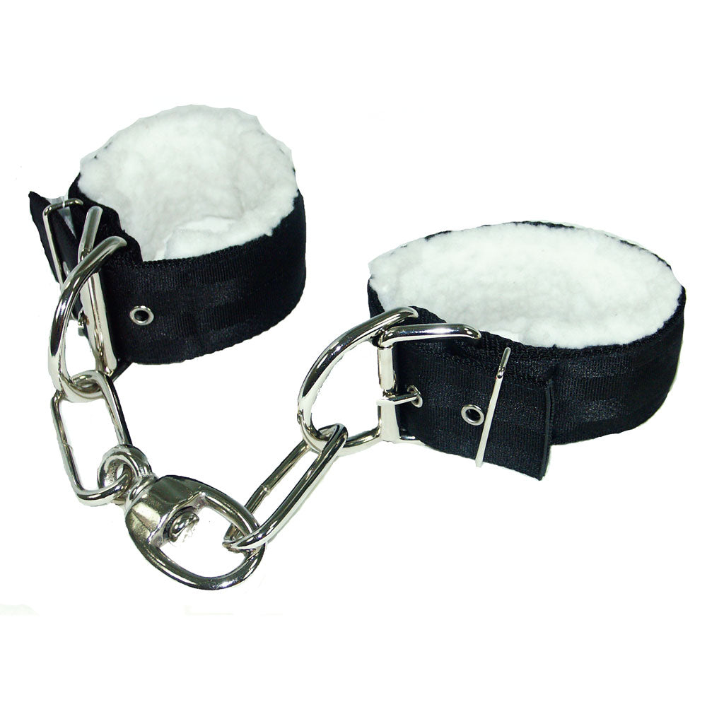 Fleece Lined Nylon Hobbles - Black