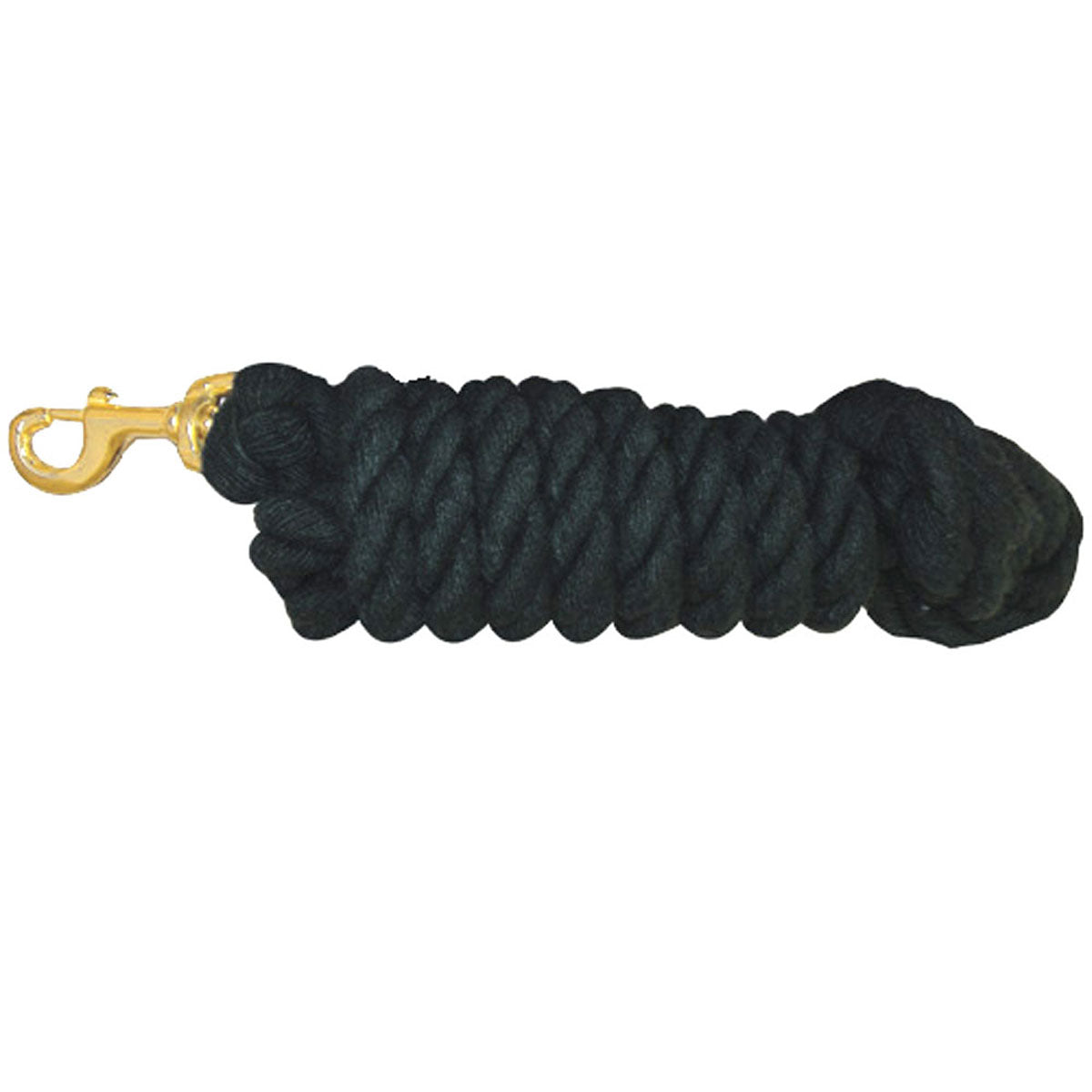 Heavy Duty Cotton Lead Rope with Brass Snap 3/4" x 10'