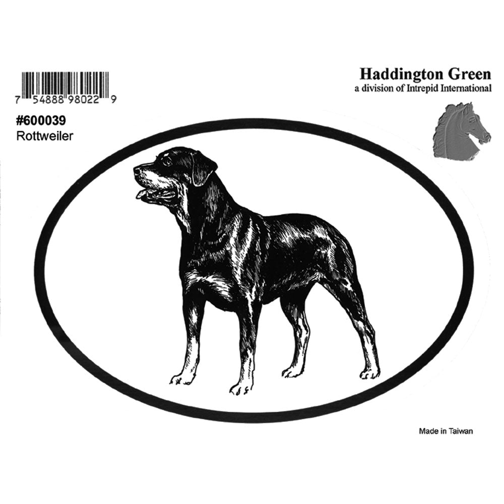 Rottweiler Decal - 6/Pack
