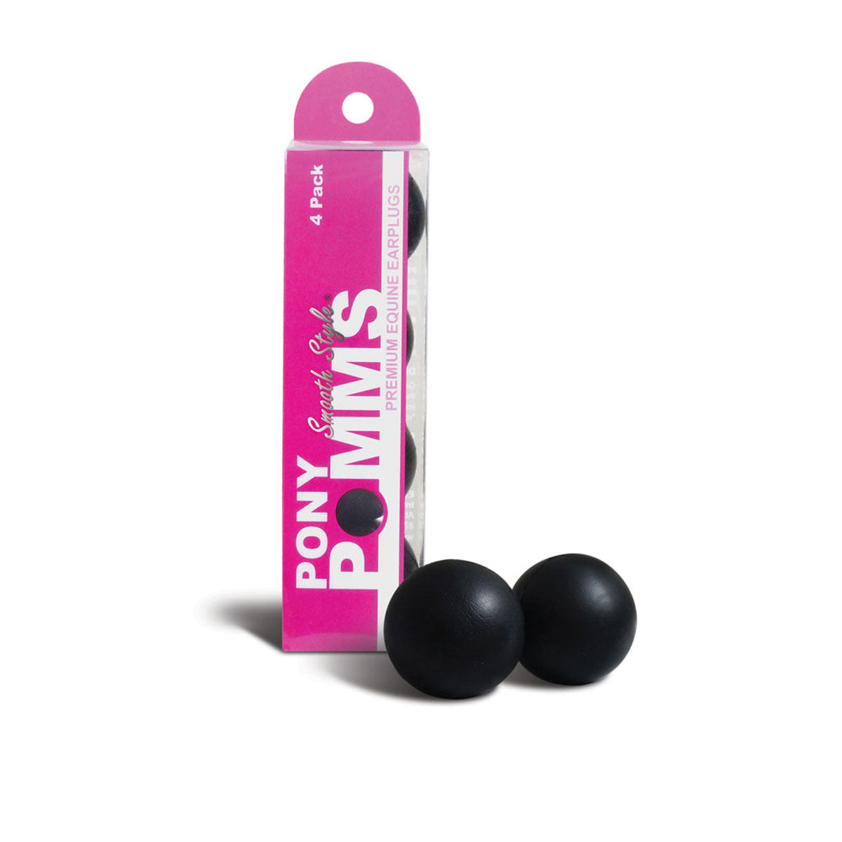 Pomms Smooth Style Ear Plugs - Black