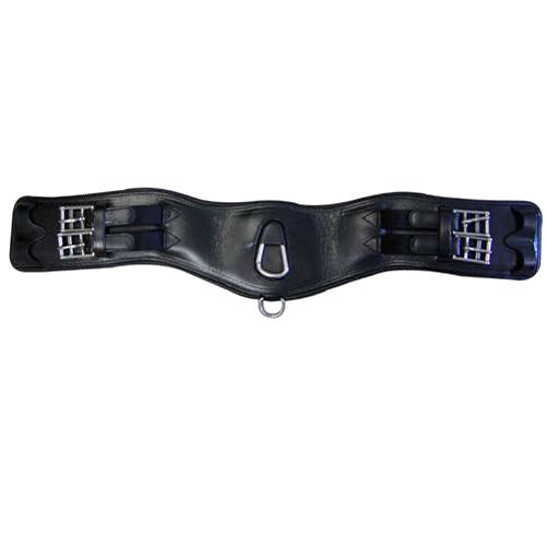 Exselle Elite Padded Leather Overlay Dressage/Jumper Girth