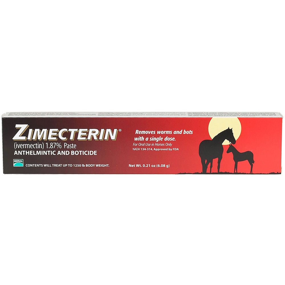 Zimecterine Equine Dewormer Syringe - 0.21 oz