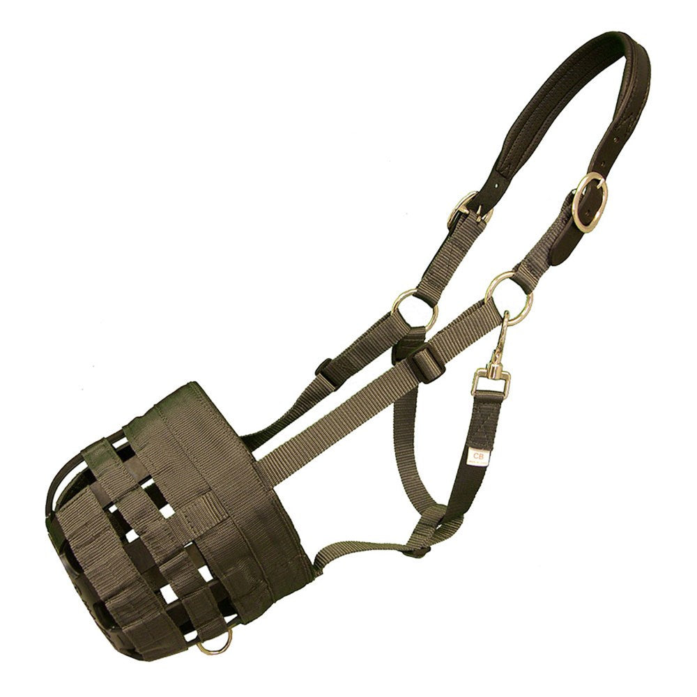 Best Friend Deluxe Grazing Muzzle - Draft Horse with Leather Crown