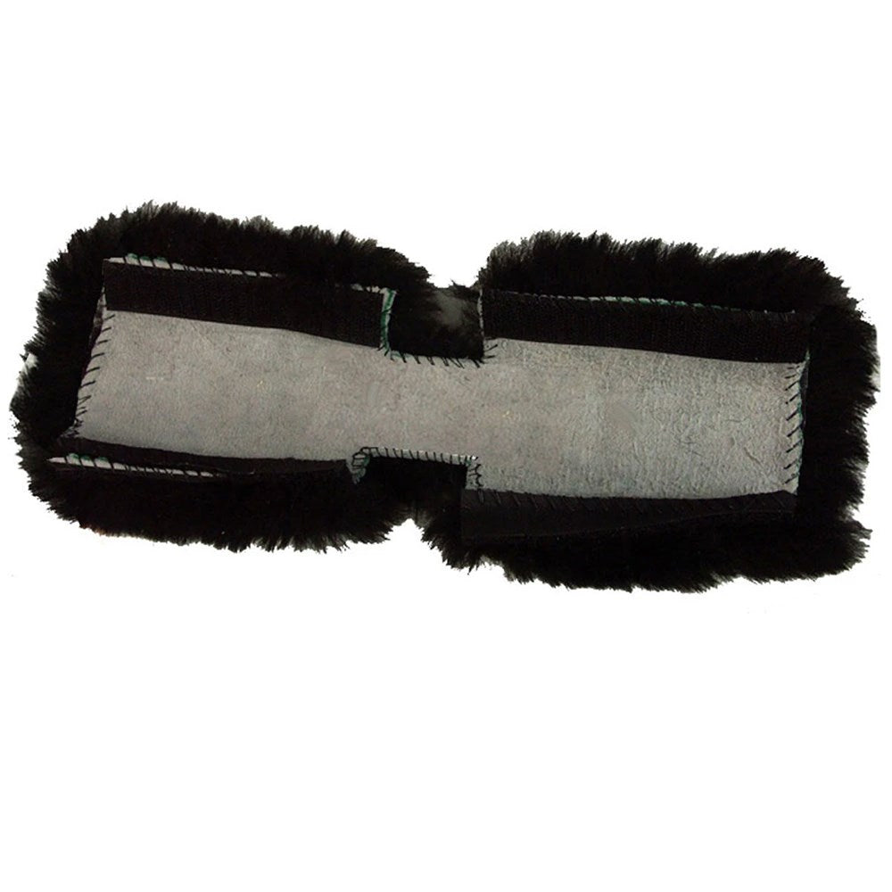 Best Friend Standard Muzzle Noseband Sheepskin - Black