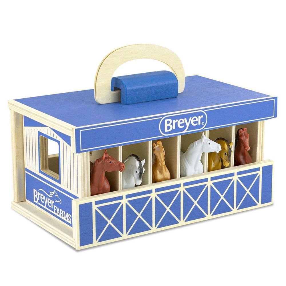 Breyer Farms Wooden Carry Stable 59217
