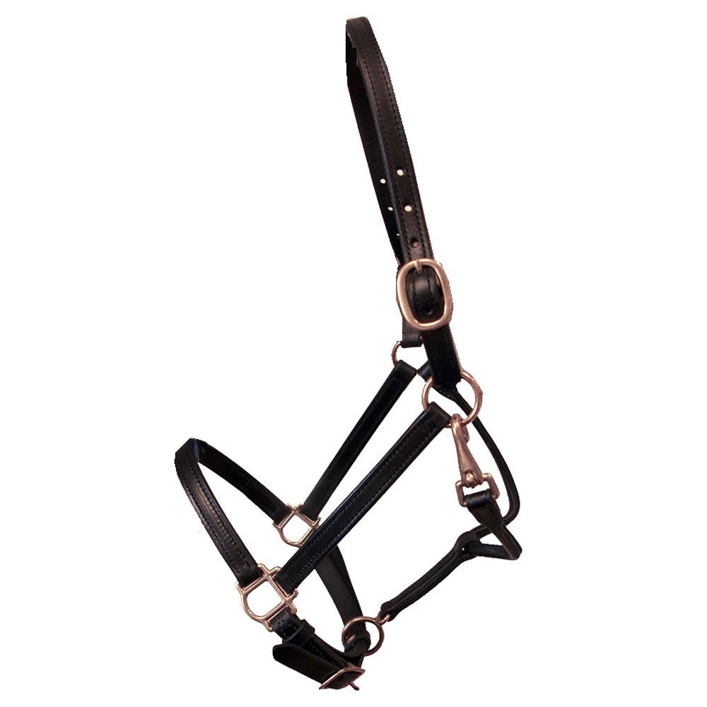 3/4" Deluxe Track Halter with Solid Brass Hardware