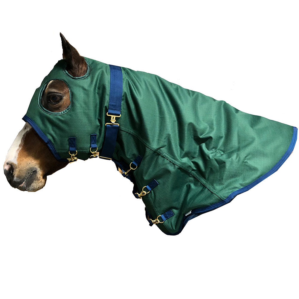 Exselle North Wind Turn Out Hood - Hunter Green/Navy