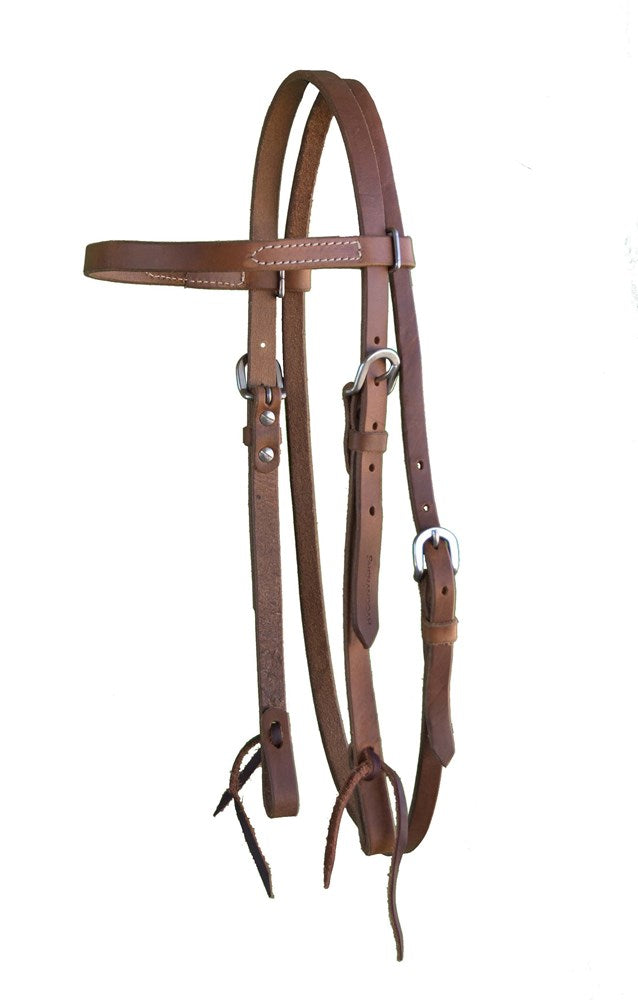 Shenandoah Headstall Browband Oiled Leather