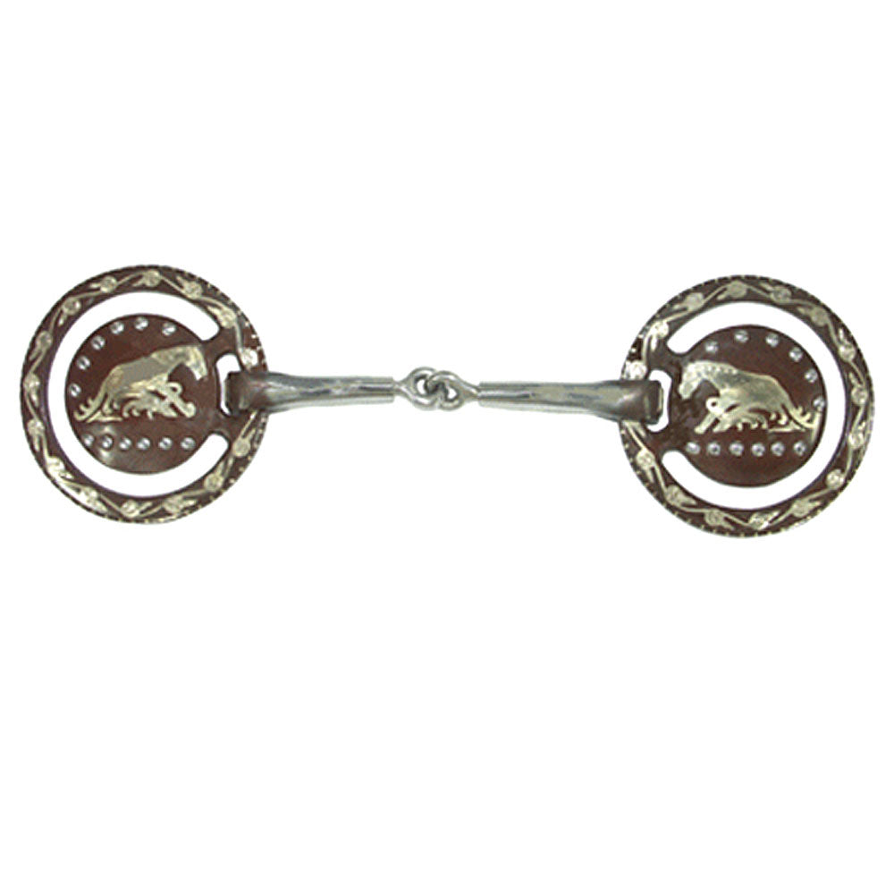 Robart Pinchless Futurity Reining Horse Bit 5"