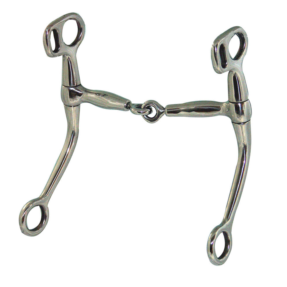 Robart Pinchless Stainless Steel Training Snaffle Bit
