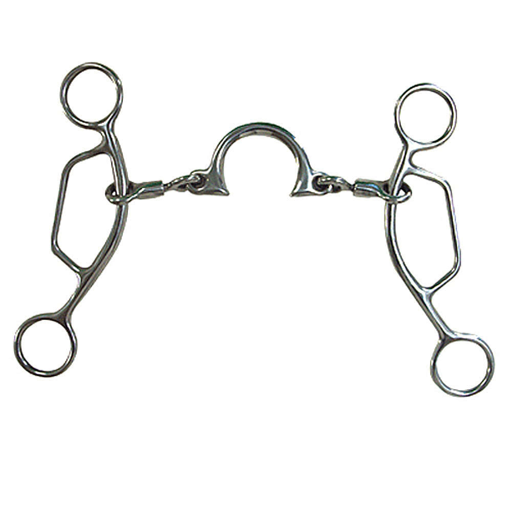 Robart Pinchless Stainless Steel Gag with Segunda Mouth Bit 5"