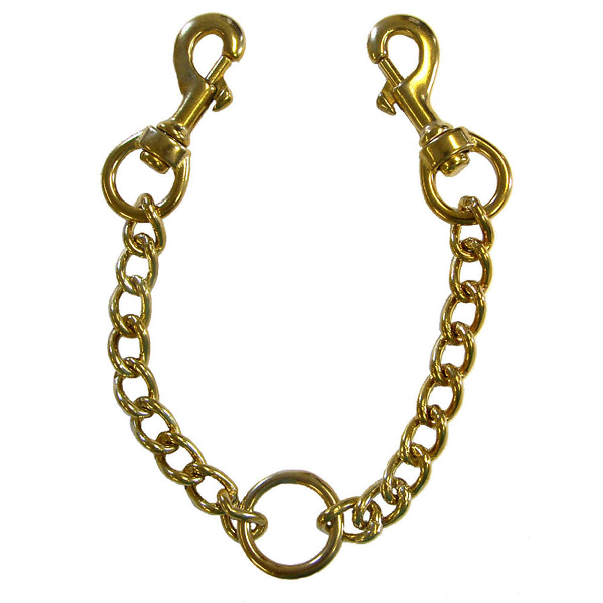 Solid Brass Newmarket Coupling Chain 5"