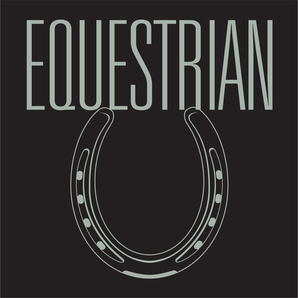 "Equestrian" Humorous T-Shirt - Black