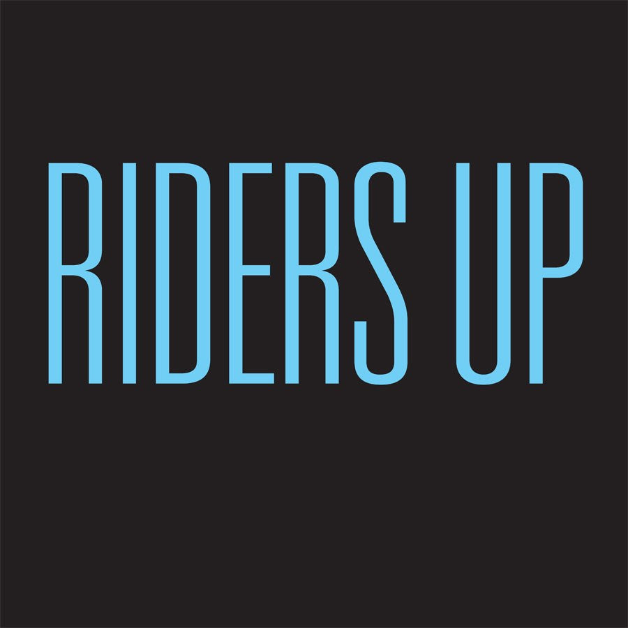 riders up humorous t shirt black