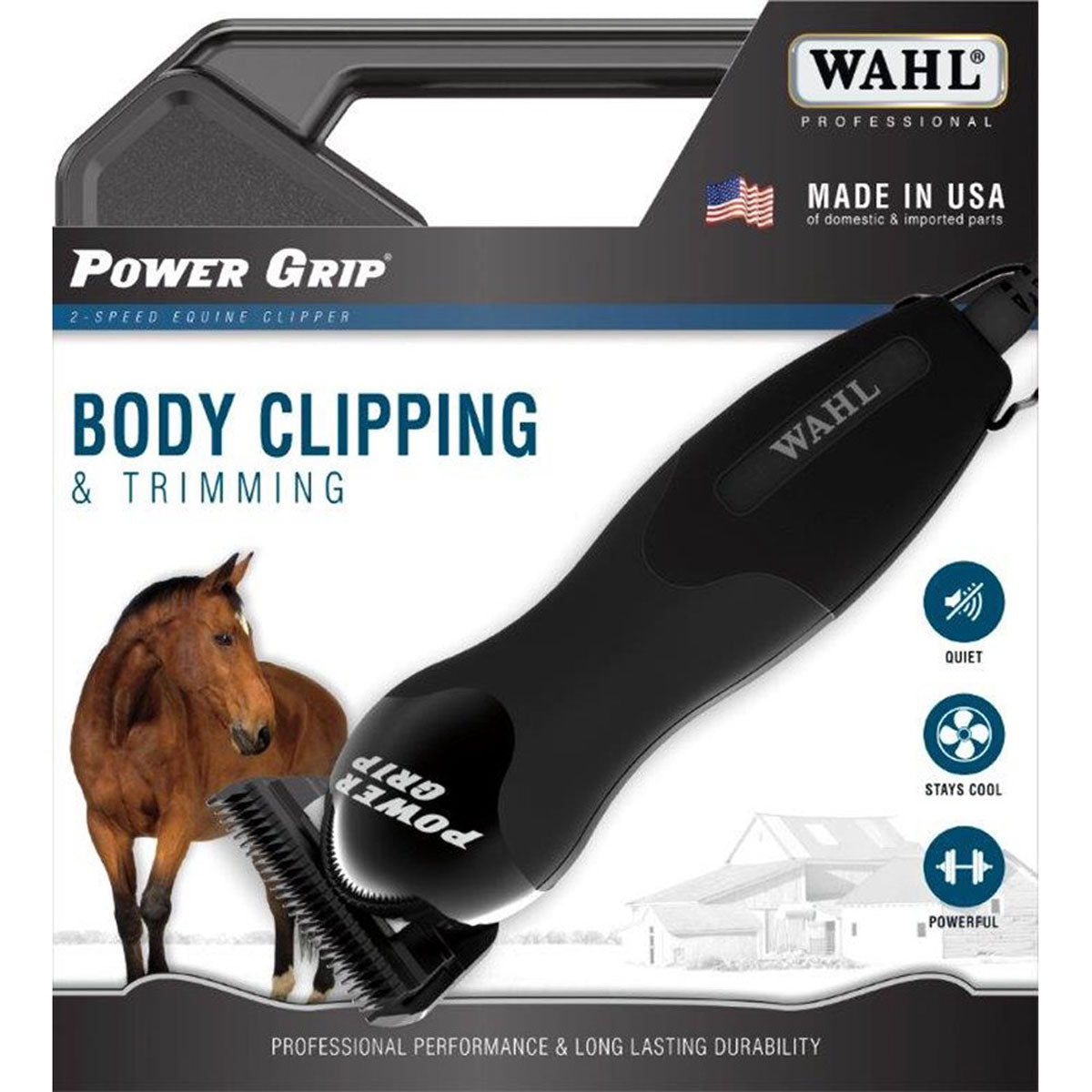 Wahl Power Grip Clipper Kit with Competition #10W Blade